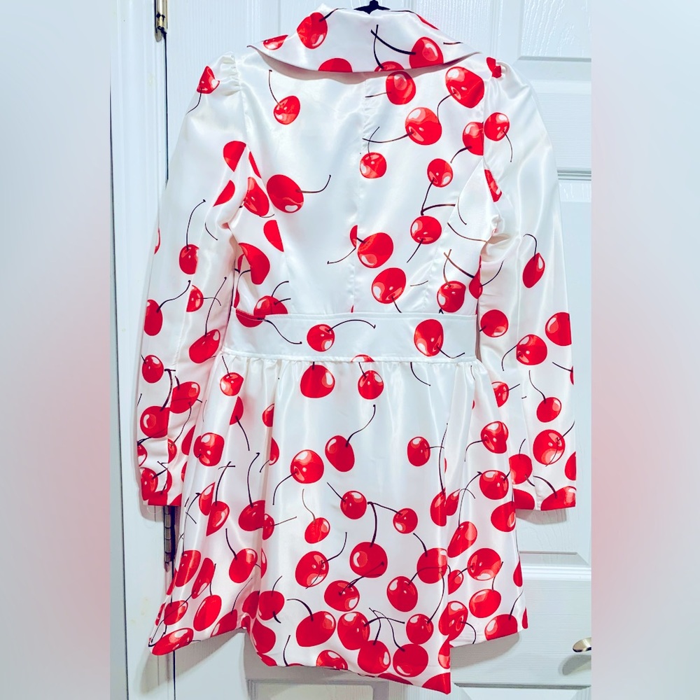 White/Red Cherry Jacket - image 2